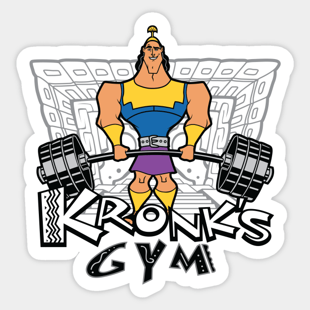 Kronks Gym Sticker by redscotia